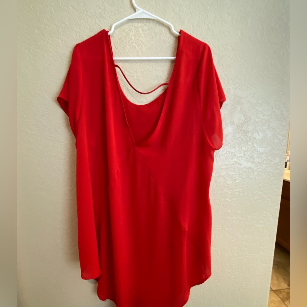 Torrid red blouse